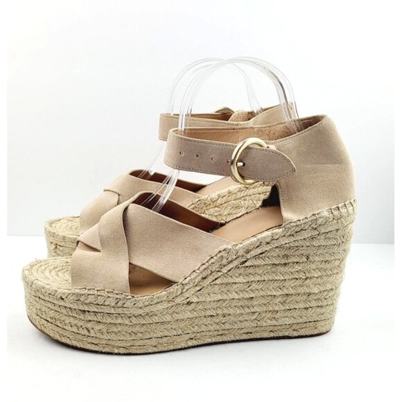 Marc Fisher Women's Lamari Espadrille Wedge Sandal - Size 11 - Picture 4 of 8